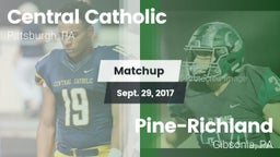 Matchup: Central Catholic vs. Pine-Richland  2017