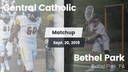 Matchup: Central Catholic vs. Bethel Park  2019