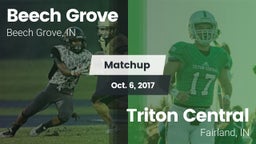 Matchup: Beech Grove vs. Triton Central  2017