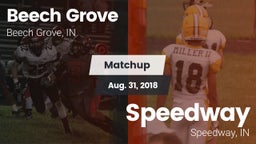 Matchup: Beech Grove vs. Speedway  2018