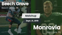 Matchup: Beech Grove vs. Monrovia  2018