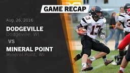 Recap: Dodgeville  vs. Mineral Point  2016