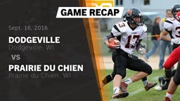 Recap: Dodgeville  vs. Prairie du Chien  2016