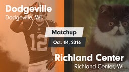 Matchup: Dodgeville vs. Richland Center  2016