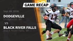 Recap: Dodgeville  vs. Black River Falls  2016