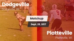 Matchup: Dodgeville vs. Platteville  2017