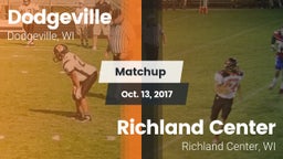 Matchup: Dodgeville vs. Richland Center  2017