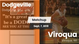 Matchup: Dodgeville vs. Viroqua  2018