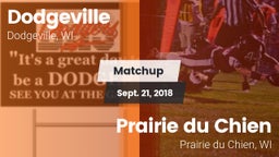 Matchup: Dodgeville vs. Prairie du Chien  2018