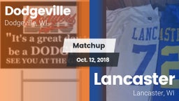 Matchup: Dodgeville vs. Lancaster  2018