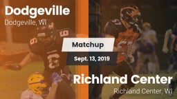 Matchup: Dodgeville vs. Richland Center  2019