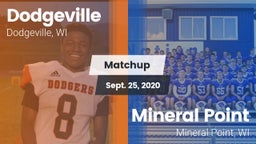 Matchup: Dodgeville vs. Mineral Point  2020