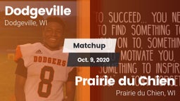 Matchup: Dodgeville vs. Prairie du Chien  2020