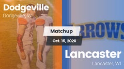 Matchup: Dodgeville vs. Lancaster  2020