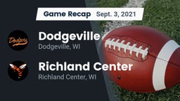 Recap: Dodgeville  vs. Richland Center  2021