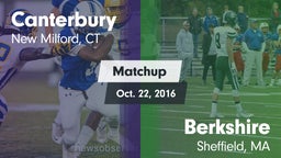 Matchup: Canterbury High vs. Berkshire  2016