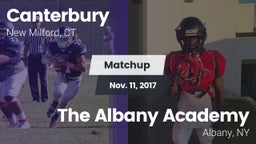 Matchup: Canterbury High vs. The Albany Academy 2017