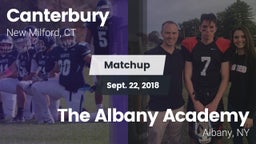 Matchup: Canterbury High vs. The Albany Academy 2018