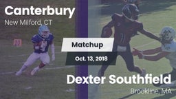 Matchup: Canterbury High vs. Dexter Southfield  2018