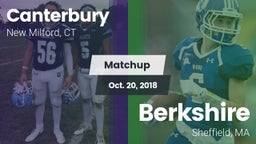 Matchup: Canterbury High vs. Berkshire  2018