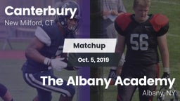 Matchup: Canterbury High vs. The Albany Academy 2019