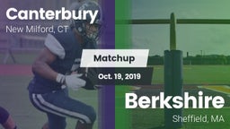 Matchup: Canterbury High vs. Berkshire  2019