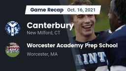 Recap: Canterbury  vs. Worcester Academy Prep School 2021