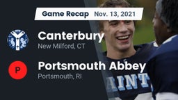 Recap: Canterbury  vs. Portsmouth Abbey  2021