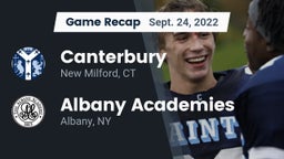 Recap: Canterbury  vs. Albany Academies 2022