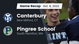 Recap: Canterbury  vs. Pingree School 2022