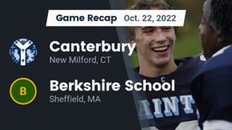 Recap: Canterbury  vs. Berkshire  School 2022