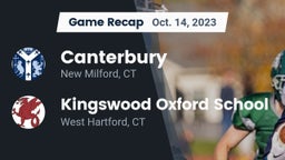 Recap: Canterbury  vs. Kingswood Oxford School 2023