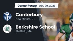 Recap: Canterbury  vs. Berkshire  School 2023