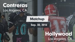 Matchup: Contreras vs. Hollywood 2016