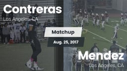 Matchup: Contreras vs. Mendez  2017