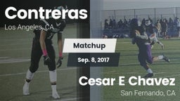 Matchup: Contreras vs. Cesar E Chavez  2017