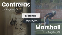 Matchup: Contreras vs. Marshall  2017