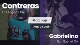 Matchup: Contreras vs. Gabrielino  2018
