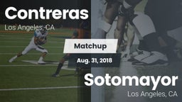 Matchup: Contreras vs. Sotomayor  2018