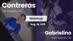 Matchup: Contreras vs. Gabrielino  2019