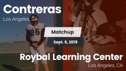 Matchup: Contreras vs. Roybal Learning Center 2019