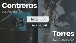 Matchup: Contreras vs. Torres  2019