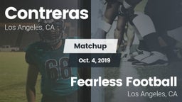 Matchup: Contreras vs. Fearless Football 2019