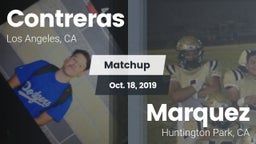 Matchup: Contreras vs. Marquez  2019