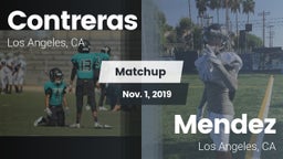 Matchup: Contreras vs. Mendez  2019