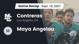 Recap: Contreras  vs. Maya Angelou 2021