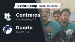 Recap: Contreras  vs. Duarte  2022