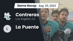 Recap: Contreras  vs. La Puente 2023