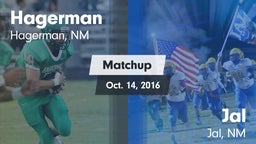 Matchup: Hagerman vs. Jal  2016