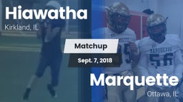Matchup: Hiawatha vs. Marquette  2018
